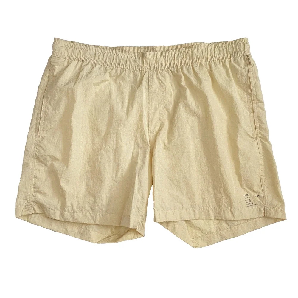 NWOT Onia Swim Shorts Men's Size XXL Yellow Drawstring Pockets Mesh Lined Beach